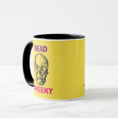 Tasse humoristique effrontée morte (Devant gauche)