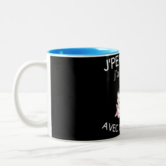Tasse humour j'peux pas j'ai câlins avec mes conve (Gauche)