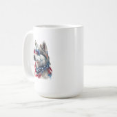 Tasse Husky 4 Juillet (Devant gauche)