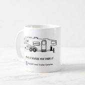 Tasse hybride de campeur - à la maison est où vous (Devant gauche)