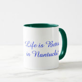 Tasse Hydrangea La Vie est Meilleure à Nantucket (Devant droit)