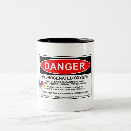 Tasse hydrogénée 1 de l'oxygène (Centre)