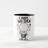 Tasse I Have No Idea Funny Light Bulb Mug (Centre)