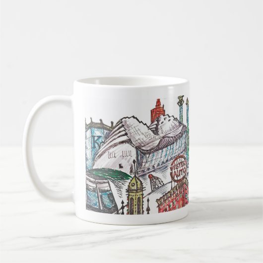 Tasse iconique d'architecture de Kansas City (Gauche)