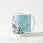 Tasse idiote de Noël d'Éric (Devant droit)
