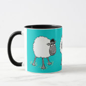 Tasse idiote de sonnerie de moutons d'amusement, (Gauche)