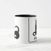 Tasse iGroom avec image de chien stylisée (Centre)