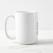 Tasse Il est la raison de la saison (Gauche)