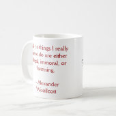 Tasse "illégale, immorale et d'engraissement" (Devant gauche)