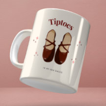 Tasse Illustration Chaussures Rouges Aquarelle