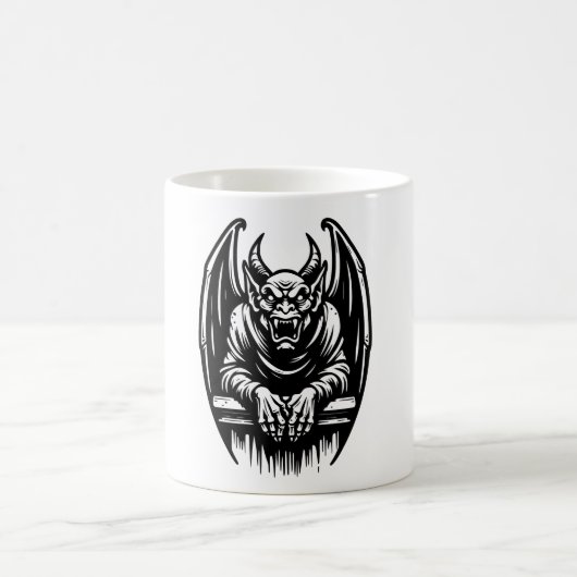Tasse Illustration de Gargouille (Centre)