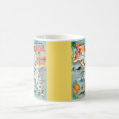 Tasse illustrée de salutations de Floride (Centre)