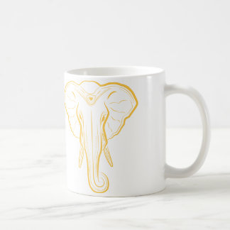 Tasse illustrée d'éléphant