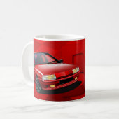 Tasse illustrée par 16V de Citroen BX GTI (Devant gauche)