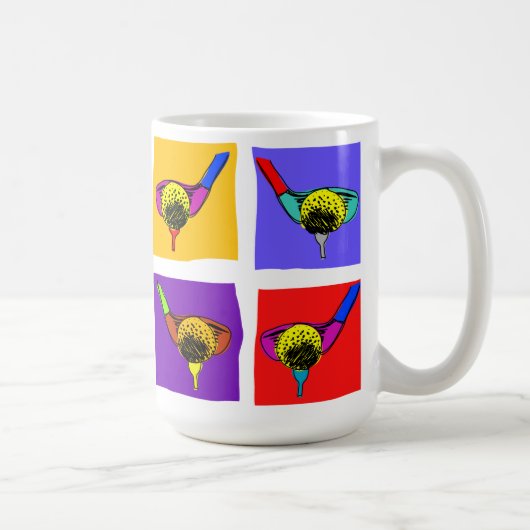 Tasse illustrée par golf (Droite)