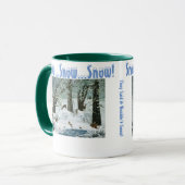Tasse Ils ont dit qu'il ne neigerait pas (Devant gauche)