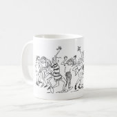 Tasse : Imbéciles de danse (Devant gauche)