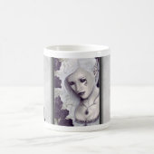 Tasse immortelle de rose de noir (Centre)