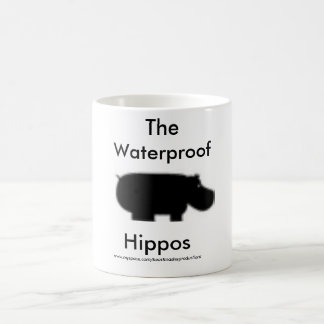 Tasse imperméable officielle d'hippopotames