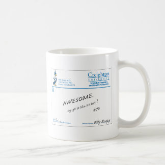 Tasse impressionnante de manuscrit