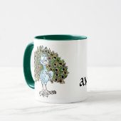 Tasse impressionnante de paon (Devant gauche)