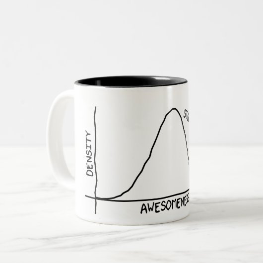 Tasse impressionnante de statisticien (Devant gauche)