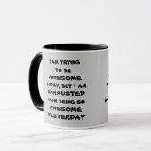 Tasse impressionnante et sarcastique (Devant gauche)