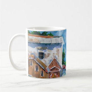 Tasse Impressionniste Rue de Ville Ensoleillée | E