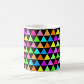Tasse imprimée de triangles aux couleurs néon vive (Centre)