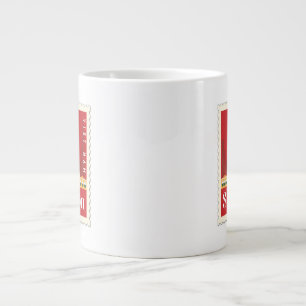Tasse imprimée du timbre Saïgonais vietnamien
