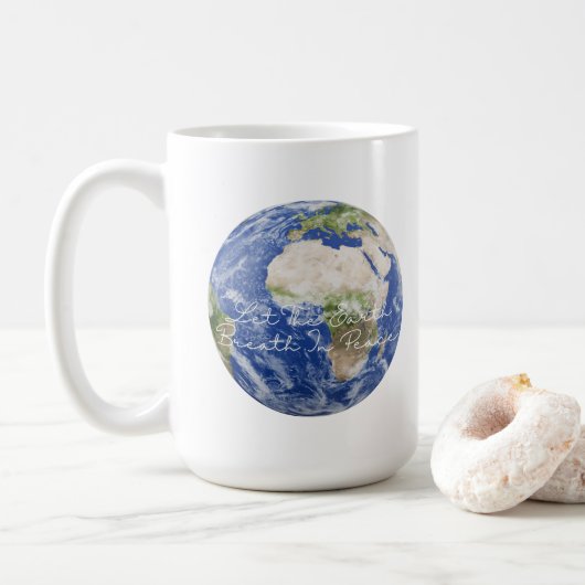 Tasse imprimée photo Nature's Sip (Avec donut)