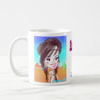 Tasse indienne de la caricature d'Ashley