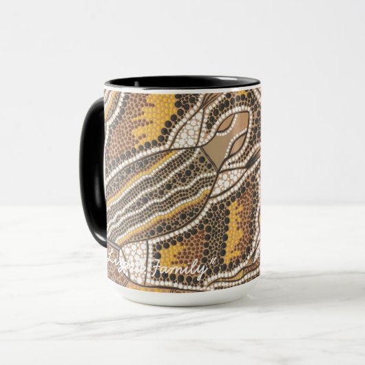 Tasse indigène d'art (Devant gauche)