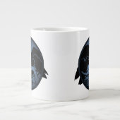 Tasse indigène de tasse de café de Raven d'art de (Devant)