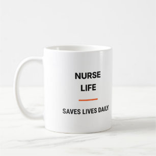 Tasse Infirmière Sauve Des Vies Quotidiennement