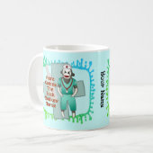 Tasse Infirmière Singe Chaussette (Devant gauche)