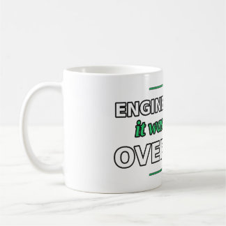 Tasse Ingénieur Calme : C'était déjà Surconstruit