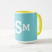 Tasse initiale de monogramme (Devant droit)