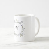 Tasse initiale florale (Devant droit)