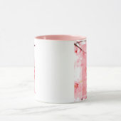 Tasse initiale I florale | Nom et traits personnal (Centre)