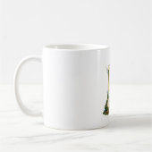 Tasse initiale Lettre B | Cadeau d'alphabet aquare (Gauche)