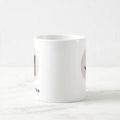 Tasse initiale moderne – Design « M comme [Nom] » (Centre)