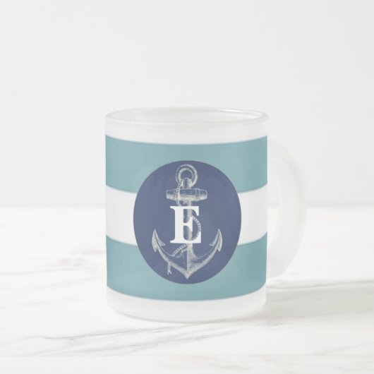 Tasse - initiale nautique (Devant droit)