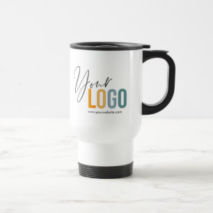 Tasse inoxydable de voyage avec le logo de société