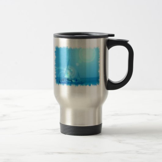 Tasse inoxydable de voyage de catamaran de (Droit)