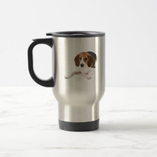 Tasse inoxydable de voyage de chien de beagle