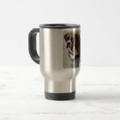 Tasse inoxydable de voyage de chien de boxeur (Devant gauche)