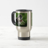 Tasse inoxydable de voyage de chien de chien de (Devant gauche)