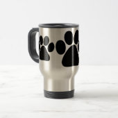 TASSE INOXYDABLE DE VOYAGE DE PATTE (Devant gauche)