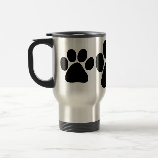 TASSE INOXYDABLE DE VOYAGE DE PATTE (Gauche)